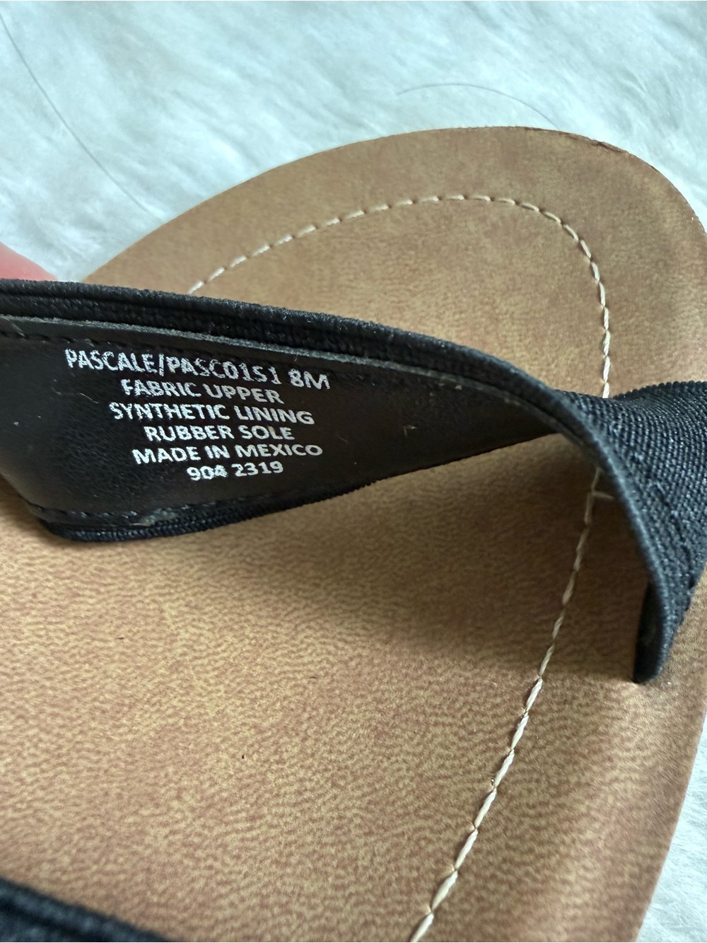 Steve Madden Black Triple-Strap Slide Sandals with Tan Footbed - Picture 5 of 5